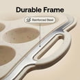 thumbnail image 4 of (2Pcs) Silicone Muffin Pan for Baking with Metal Reinforced Frame, 12 Cup Regular Size Cupcake Pan, BPA Free Silicone Muffin Tray, Cupcake Baking Pan Bite Molds for Oven Safe, 4 of 7