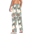 thumbnail image 3 of FORMRS Mens Pajama Pants with Pockets Sleepwear Lounge Bottoms Sizes S-2XL, Winter Goose Scarves, 3 of 7