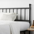 thumbnail image 2 of Rest Haven Durham Steel Vertical Bar Metal Headboard, Black, Twin, 2 of 9