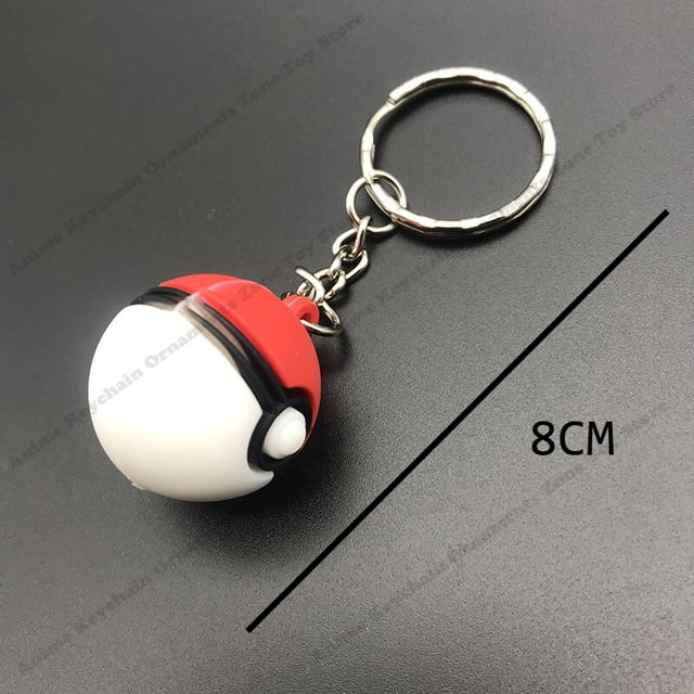 Pokemon Anime Marowak Abra Gengar Ponyta Porygon aleación llavero de silicona accesorios colgante bolsa llavero colgante regalos de cumpleaños Dengxun unisex