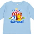 thumbnail image 4 of Inktastic Its My Birthday Circus Tent with Lion 2 Years Old Boys or Girls Long Sleeve Toddler T-Shirt, 4 of 5