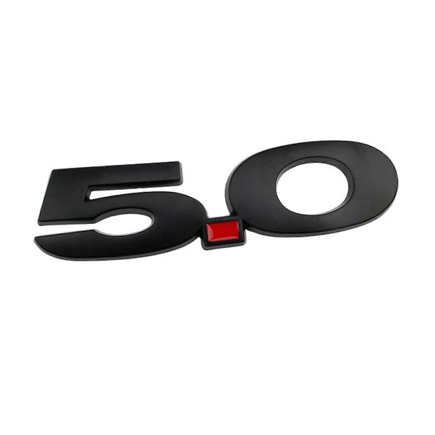 yzw6688 Auto 3D Metal 5.0 Sticker Compatible with GT GT50 2019 2018 Rear Trunk Body Badge Emblem Styling Decal (Color: E)
