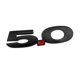 thumbnail image 1 of yzw6688 Auto 3D Metal 5.0 Sticker Compatible with GT GT50 2019 2018 Rear Trunk Body Badge Emblem Styling Decal (Color: E), 1 of 5