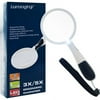 Stalwart Magnifier 3x/5x 3-1/2" Dia. Led