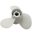 thumbnail image 4 of Propeller 10 3/8x13 for Yamaha Outboard 40-55HP Aluminum 13 Tooth OEM NO:6H5-45945-00-EL 10.4x13, 4 of 4