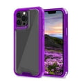 thumbnail image 2 of Crystal Clear Case for iPhone 8 Plus/7 Plus, [Not Yellowing][Military Grade Drop Tested] Transparent Shockproof Protective Phone Case Hard PC + Soft Silicone Slim Cover,Lightpurple, 2 of 6