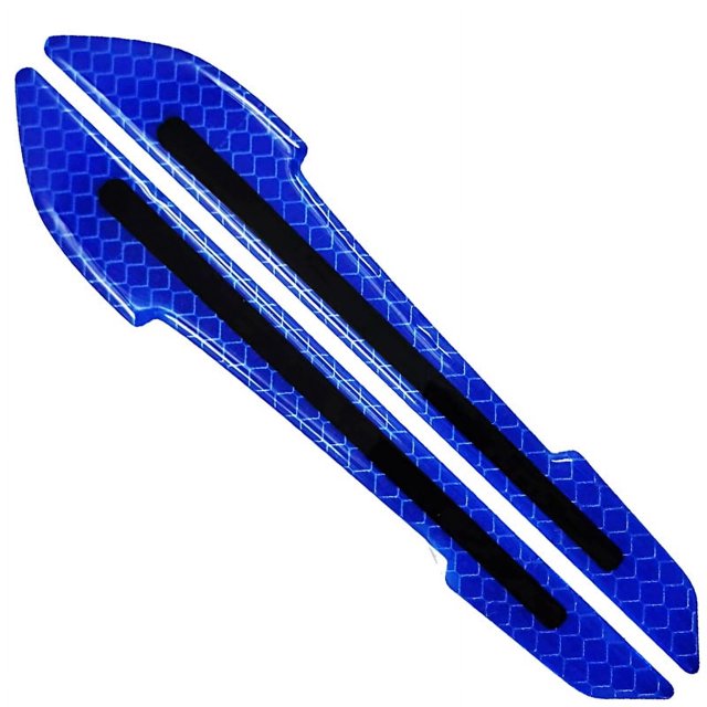 Pegatinas decorativas reflectantes para coche, patrón de fibra de carbono, puerta, cuenco, espejo retrovisor, rueda, ceja, parachoques, parachoques