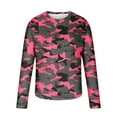 thumbnail image 6 of Drindf Long Sleeve Tactical Shirts for Men Big and Tall Fashion Camo Graphic T-Shirt Athletic Moisture Wicking Tops Lightweight Round Neck Pullover Tshirts, 6 of 6
