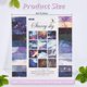 thumbnail image 2 of Bloc de papel con 12 diseños, paquete de 24 hojas de papel de una sola cara con temática de cielo estrellado, fondo de álbum, cartulina y papel para manualidades., 2 of 7