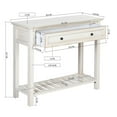 thumbnail image 2 of Homylin Console Table with Drawer, Narrow Wood Accent Sofa Table Entryway Table with Shelf, for Front Hall, Hallway, Living Room, Entry Way, Couch, Kitchen, Foyer, 2 of 9