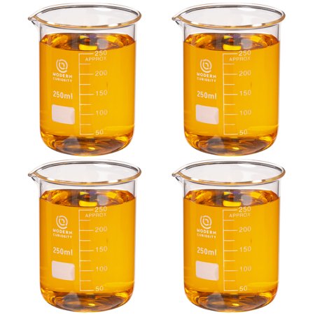 4-pack Glass Beakers 250mL