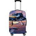 thumbnail image 1 of LLC Travel Luggage Cover, Elastic Suitcase Protector for 26-28 Inch Baggage, Durable Traveling Suitcase Protection for 18-32 Inch Suitcase, 1 of 5