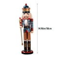 thumbnail image 2 of Cascanueces Muñeca Cascanueces Figura De Cascanueces Soldado 38 Cm Decoración Navideña, 2 of 8