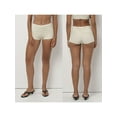 thumbnail image 2 of Rdhnmea Women’s Ruched Lounge Shorts Low Waist Solid Color Mini Shorts, 2 of 6