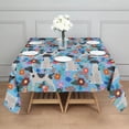 thumbnail image 3 of German Shorthaired Pointer Dog and Flower Square Tablecloth,Waterproof Square Table Cover,Wipeable Spillproof Washable Table Cover for Home Kitchen Party Decor 52"x52"(132x132cm), 3 of 6