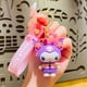thumbnail image 1 of Sanrio Hello Kitty llavero Curomi Cinnamoroll Kawaii moda chica bolso colgante mochila muñeca llavero juguetes para niños regalo de cumpleaños, 1 of 4
