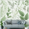 thumbnail image 4 of PRATYUS Bright Sage Green Botanical Fabric Wall Hanging Tapestry Eucalyptus Leaves Rustic Plant Rural Herbs Spring Nature Farmhouse Tropical Home Decor Art for Living Room Bedroom Dorm 40x60inch, 4 of 6