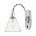 thumbnail image 4 of Innovations Lighting 518-1W-AB-GBC-82 Berkshire 14" Tall Wall Sconce - Brass, 4 of 5