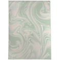 thumbnail image 1 of Hermosa Swirl Green Area Rug by Kavka Designs, 1 of 3