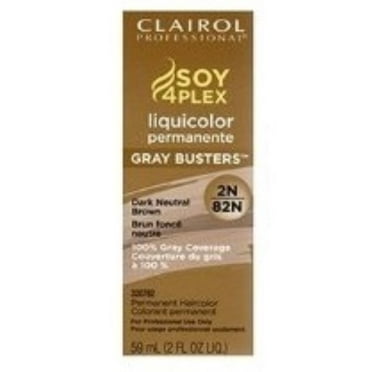 Clairol Professional  Liquicolor 2N/82N Dark Neutral Brown, 2 oz (Pack of 4)