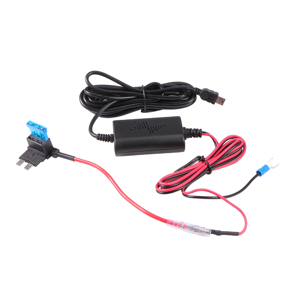 Car Dash Camera Hard Wire Kit Step Down Converter Drive Recorder Convert Cable for Dash Cam Camcorder Vehicle DVR Car Hard Wire Kit