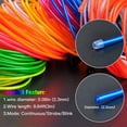 thumbnail image 3 of Wire Neon Light Cord EL Cable Neon Wire For Halloween Christmas Parties And Party Lighting (Blue, 5m), 3 of 7