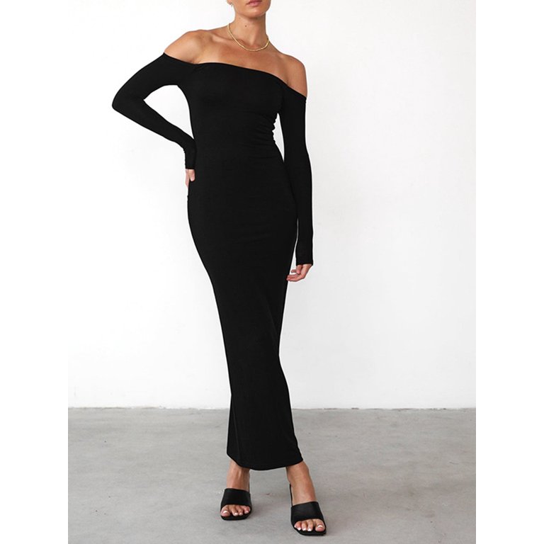 chinese dress ladies Amazon.com: LAGSHIAN Women's Elegant Bodycon Off Shoulder Sleeveless High  Split Ruched Long Formal Evening Dress Black : Clothing, Shoes & Jewelry