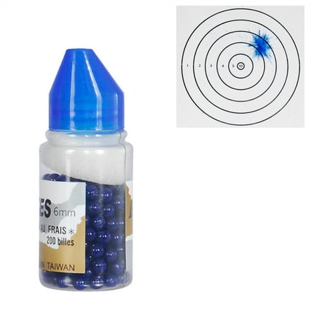 - BLUE FILL - HFC - 200 Rounds 6mm Airsoft Paintballs - .12 Gram Paint Filled BBs