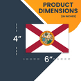 thumbnail image 2 of Magnet Me Up Florida US State Flag Vinyl Automotive Magnet Decal, 4x6 Inches, 2 of 7