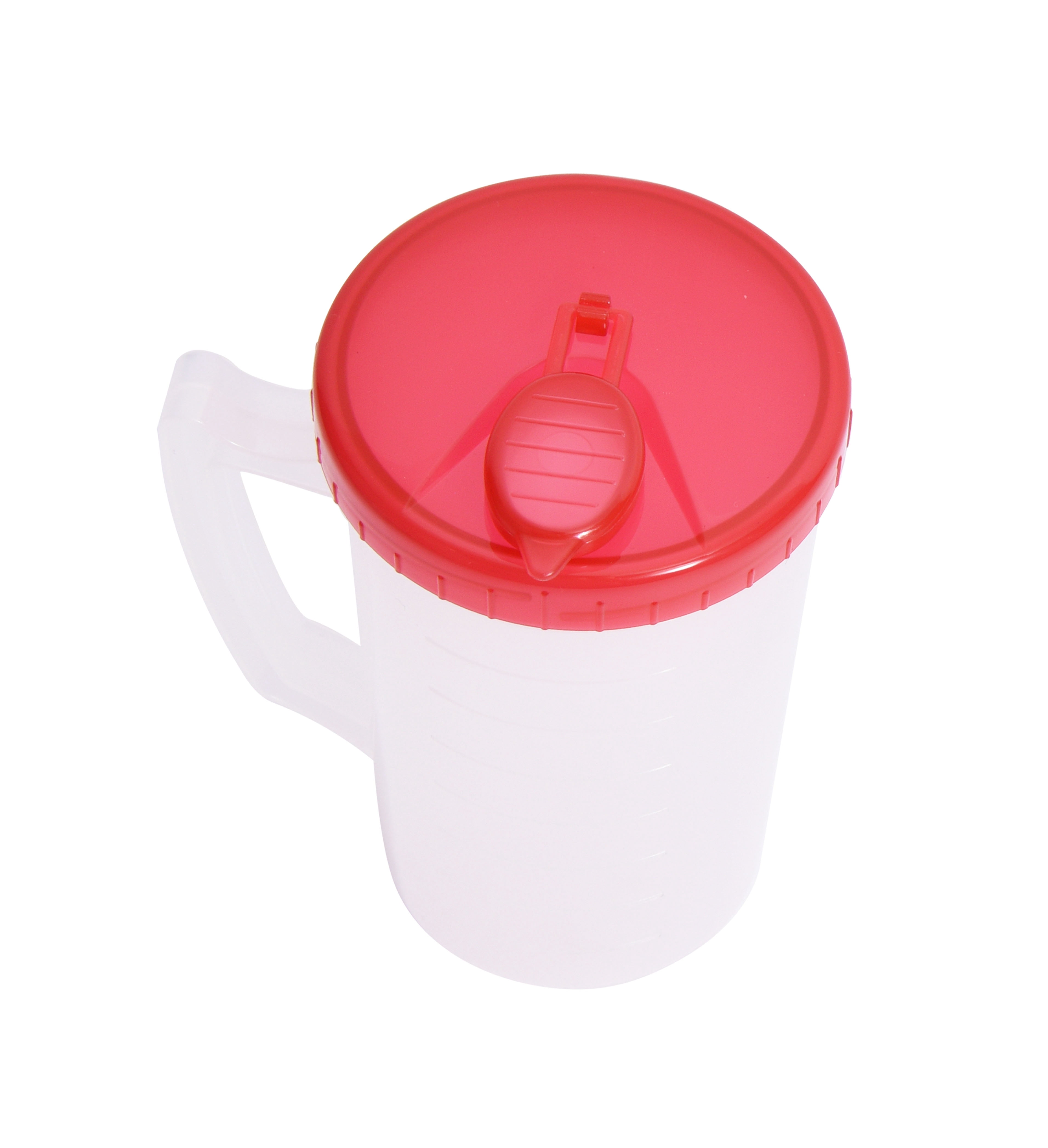 Mainstays 1 Pint Red Mix & Serve Container