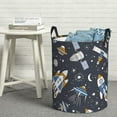 thumbnail image 6 of Sikiie Space Cars Print Round Dirty Clothes Basket, Waterproof Standing Foldable Storage Basket, for Laundry Room, Bedroom, Bathroom Storage-Medium, 6 of 6