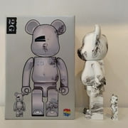 Bearbrick 400%+100% HajimeSorayama 2G Plating Robot Style 11 Inch Height Collection Gift Figure