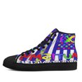 thumbnail image 3 of Autism Acceptance High Top Canvas Shoes Sneakers Black Size 11.5, 3 of 7