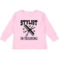 thumbnail image 3 of Inktastic Stylist in Training Girls Salon Girls Long Sleeve Toddler T-Shirt, 3 of 5
