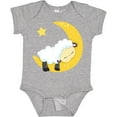 thumbnail image 3 of Inktastic Cute Sheep, Sleeping Sheep, Moon, Stars, Sleepy Boys or Girls Baby Bodysuit, 3 of 5