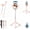 Pink, variant on New 6 in 1 Selfie Stick with Fill Light, Stable Extendable Tripod for Phone, 360° Rotation for Live Stream Video Recording Vlogging Content Creator Essentials  (White)