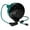 Teal & Black, variant on Iron Forge Cable 30Ft Retractable Extension Cord Reel with Breaker Switch & 3 Electrical Power Outlets - 16/3 SJTW Durable Black Cable - Perfect for Hanging from Your Garage Ceiling