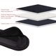 thumbnail image 3 of 2 cojines de hombro con correas suaves, cojín de repuesto, largo y súper cómodo para bolsos, viajes y deportes, color negro, 3 of 5