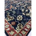 thumbnail image 6 of EORC Navy / Red Hand Knotted Wool Traditional Serapi Rug, 8' x 10', 6 of 17