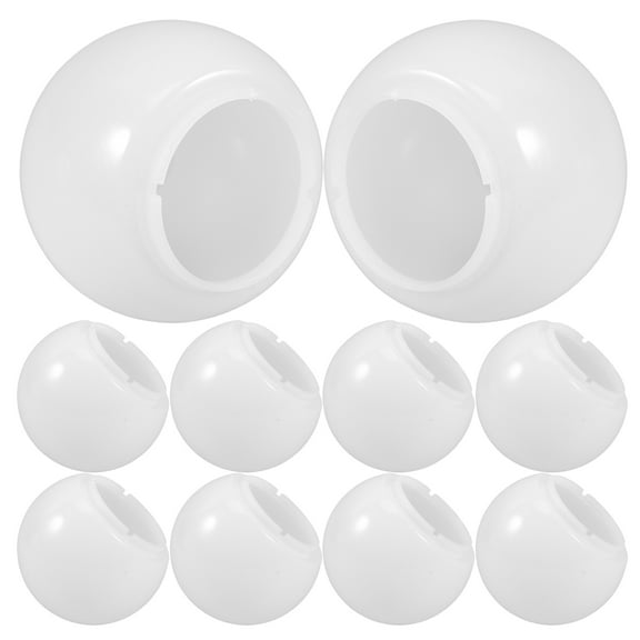 WORGEOUS  10 Pcs Replacement Decoration Transparent Bucket Bulb Cover