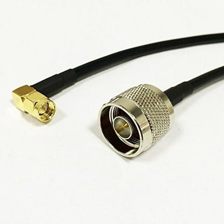 SMA male RA angle to N Male RG58 pigtail cable 50cm 20