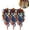 3Pack, variant on 3Pack 4Th Of July Glowing Red White Blue Hanging Flowers, Artificial Morning Glory Flower With Lights, Patriotic Fake Hanging Plants For Memorial Day Decorations 4Th Of July Decorations