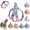 Blue-Pink, variant on Cat Harness and Leash Set for Walking, Escape Proof Soft Air Mesh Vest, Adjustable Breathable Kitten Harness, Outdoor Travel Pet Gear for Cats Small Dog