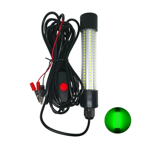 Naierhg 12-24V 13W LED Submersible Freshwater Saltwater Underwater Fishing Light Lamp