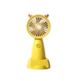 thumbnail image 1 of Mini Ventilador Carga USB Silencioso Refrigeración Verano Dibujos Animados Amarillo Matsuzay, 1 of 6