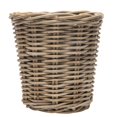 thumbnail image 6 of KOUBOO Unique Home Decor Kobo Rattan 2 Gal Waste Basket, Elevate Your Space with Boho Charm, Gray-Brown, 1 Count, 6 of 6