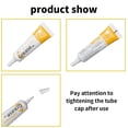 thumbnail image 3 of Zipper Grease, Zipper Lubricant 5Pcs Clear Water Proof  for Snaps Fasteners Printer Parts, 3 of 7