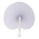 thumbnail image 3 of Abanico Plegable Forma Redonda Ventilador Pintura DIY en Blanco Papel Mano para Boda, 3 of 5