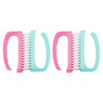 thumbnail image 1 of Nail Dusting Brush Manicure Fingernail Brushes Nail Care Removing Dust Assorted Color 4Pcs, 1 of 4