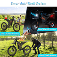 thumbnail image 5 of Peak 2500W 38Mph Electric Dirt Bike,52V 25Ah,20''Tires,Disc Brakes & Full Suspension E-Dirt Bike for Adults cTUVus Certified, 5 of 6